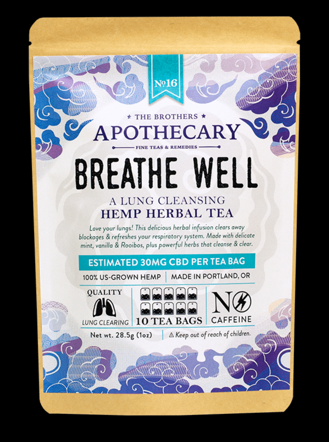 Brothers Apothecary CBD Tea-Breathe Well