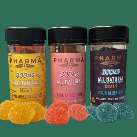 Pharma Hemp Derived D9 30mg Gummies
