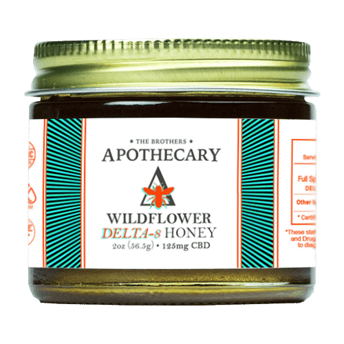 Brothers Apothecary Hemp Derived D8 Wildflower Honey 2oz Jar